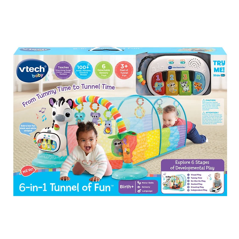 VTech Super tunnel des découvertes 6 en 1