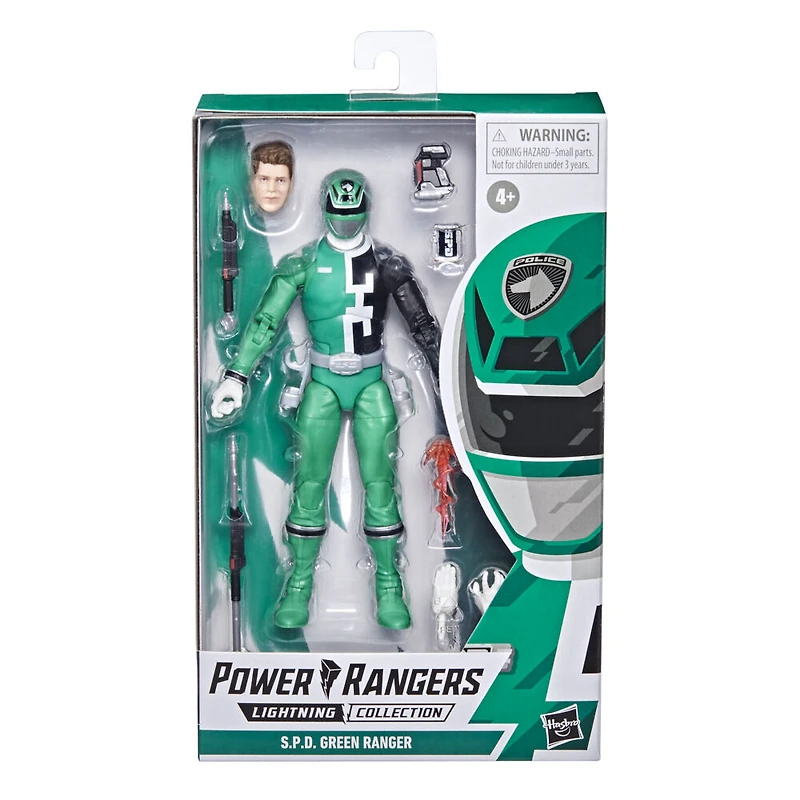 Power Rangers Lightning Collection S.P.D. Green Ranger 6-Inch Premium Collectible Action Figure Toy