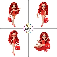 Poupée Rainbow High Swim & Style Ruby (rouge) de 11 po (28 cm)
