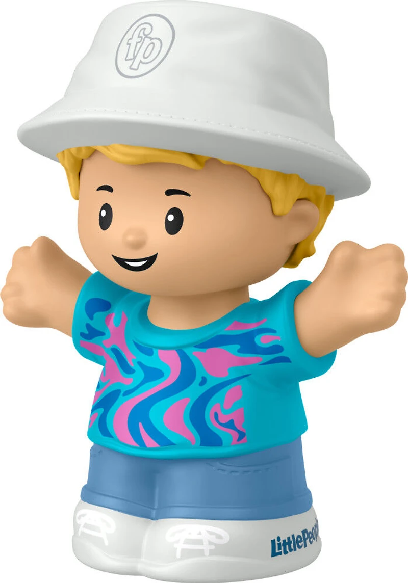 Fisher-Price Little People Boy in Tie-Dye Figure pour les tout-petits et les enfants d'âge préscolaire