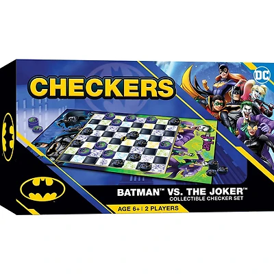 Masterpieces Puzzle Company Batman vs The Joker jeu de dames - Édition anglaise