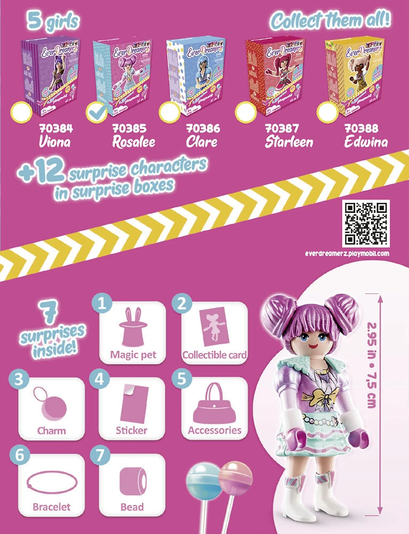 Playmobil Everdreamerz Series1 Rosalee Candy World 70385