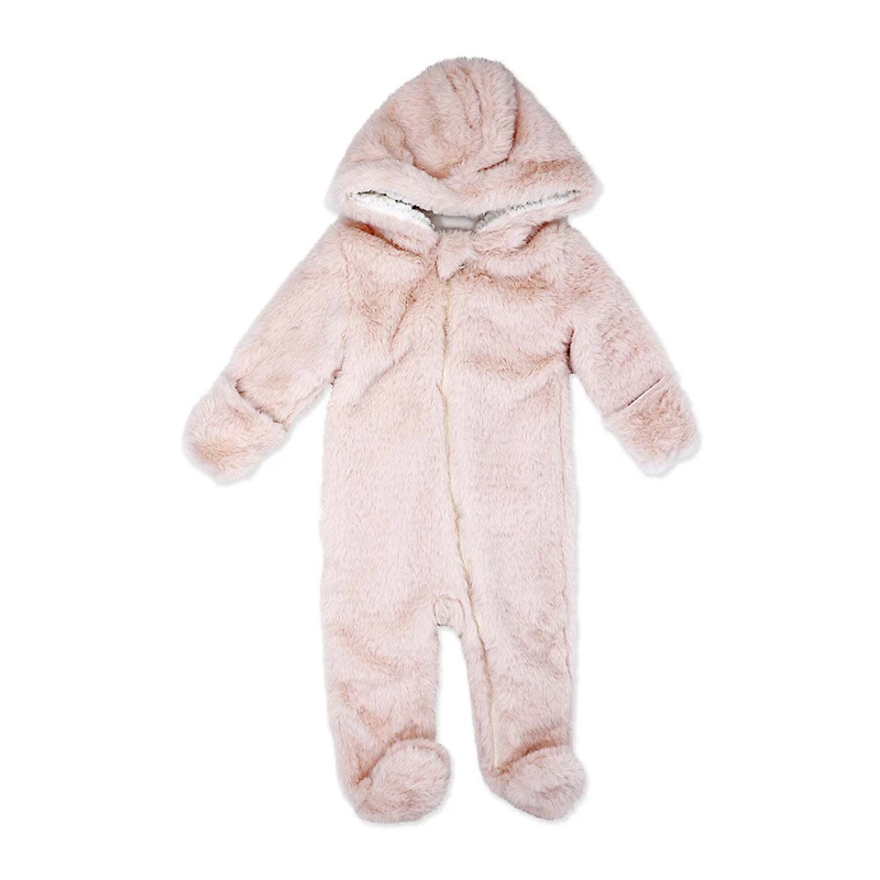 Baby Mode Signature Landau en peluche de luxe : rose 0-3 mois