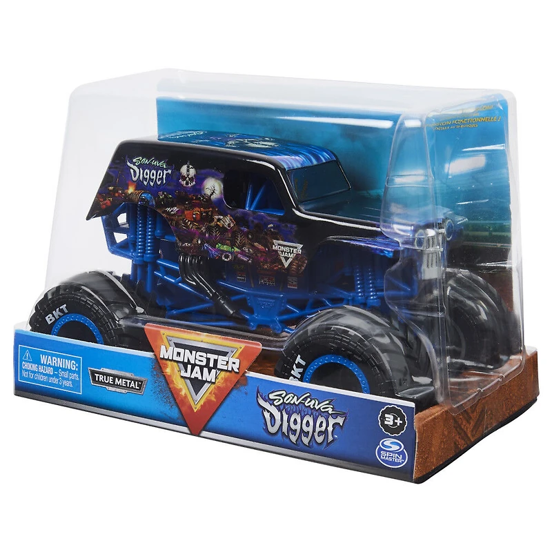 Monster Jam, Official Son-Uva Digger Monster Truck, Collector Die-Cast Vehicle