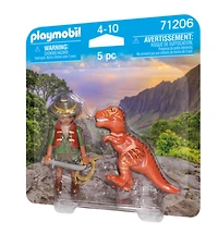 Playmobil - Aventurier et tyrannosaure