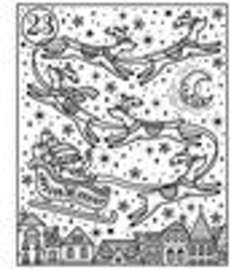 Magic Painting: Countdown to Christmas - Édition anglaise