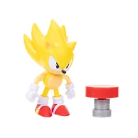 Figurine Sonic de 4 pouces - Sonic avec ressort rouge