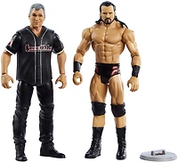 Coffret Combat WWE avec 2 figurines articulées de 15,2 cm (6 po) et tenues de ring