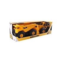 Cat Tough Rigs 2 Pack Dump Truck & Wheel Loader