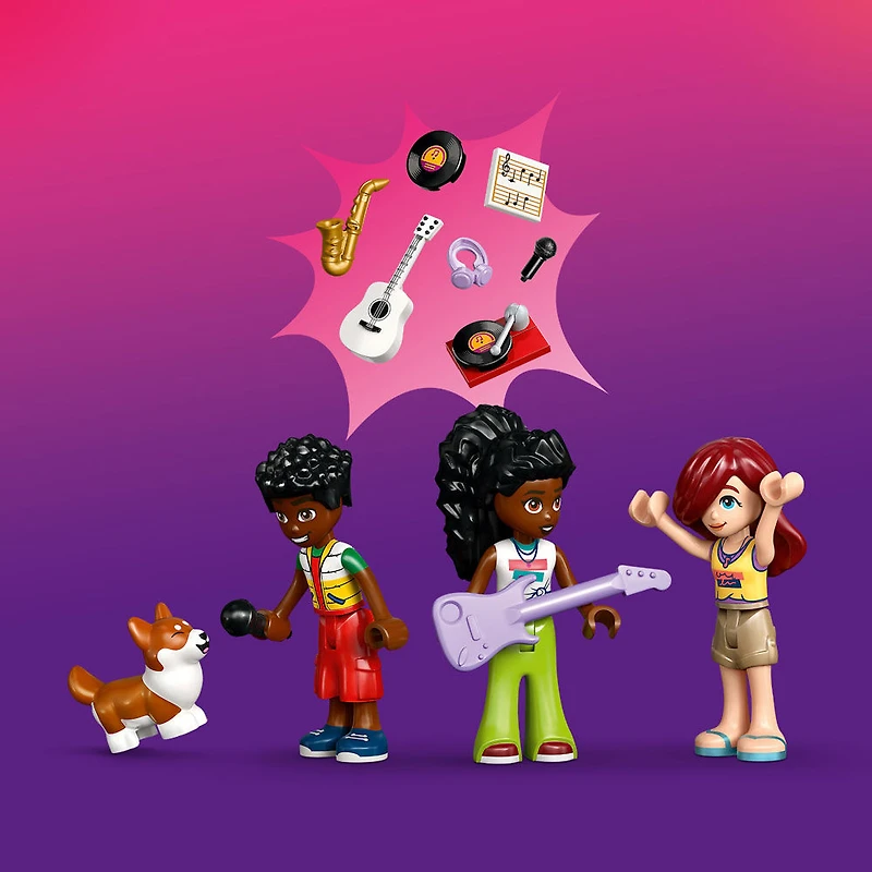 LEGO Friends Le Magasin de Musique et l'Appartement, Ensemble de Construction, Jouet de Jeu de Simulation pour un Plaisir Créatif 42653