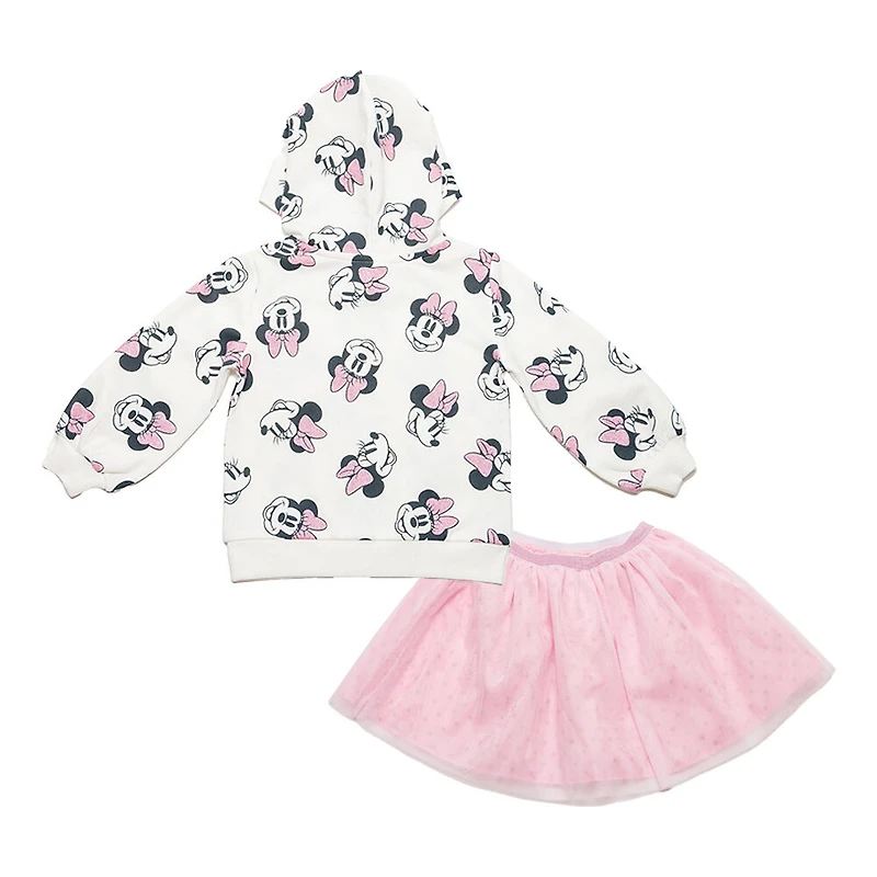Disney Minnie Mouse - 2 Piece Combo Set - Off White and Pink