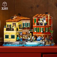 LEGO Ideas La Riviera Italienne, Ensemble Modèle d'Architecture pour Adultes, Cadeau Thématique, Ensemble de Construction 21359