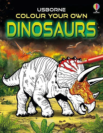Colour Your Own Dinosaurs - Édition anglaise
