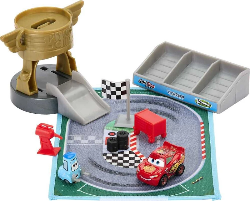 Disney/Pixar Les Bagnoles Mini Racers Course Coupe Piston