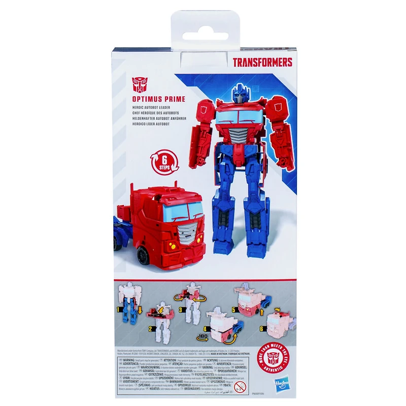 Transformers Authentics Titan Changers, figurine Optimus Prime, pour enfants à partir de 6 ans, 28 cm