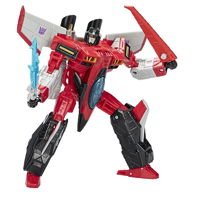 Transformers Generations Legacy, figurine Armada Universe Starscream classe Voyageur, 17,5 cm