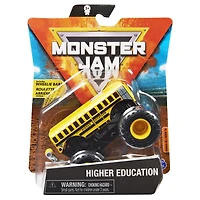 Monster Jam, Monster truck Higher Education officiel, véhicule en métal moulé, série Arena Favorites, échelle 1:64