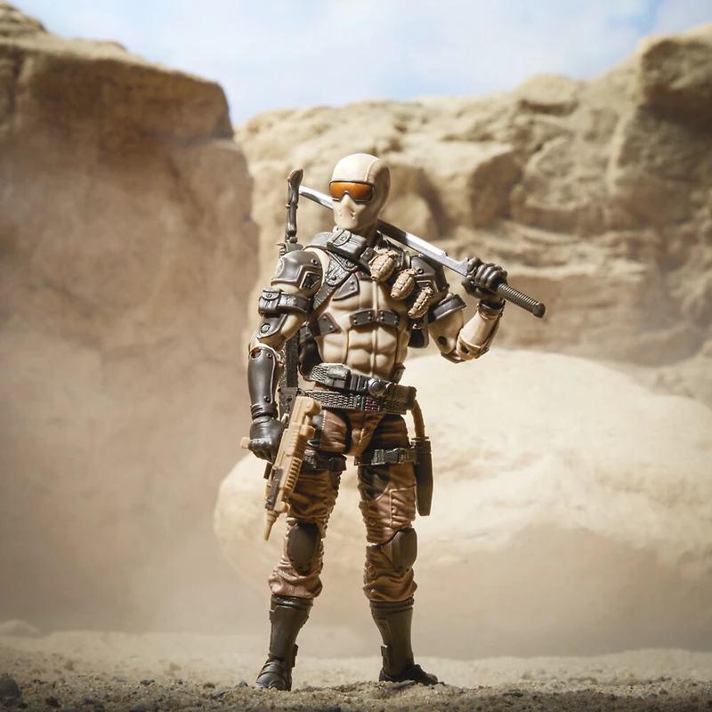 G.I. Joe Classified Series 92, figurine de collection Desert Commando Snake Eyes de 15 cm