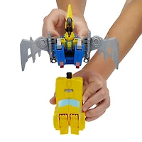 Transformers Bumblebee Cyberverse Adventures Dinobots Unite Toys Dino Combiners Bumbleswoop 2-Pack Action Figures, Ages 6 and Up, 4.5-inch