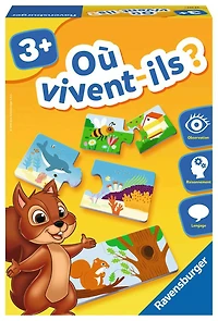 Ravensburger! Where Do They Live? Game - French Edition