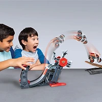 Monster Jam, Coffret Monster truck Bakugan Dragonoid Stunt Dial Set officiel en métal moulé à l'échelle 1:64