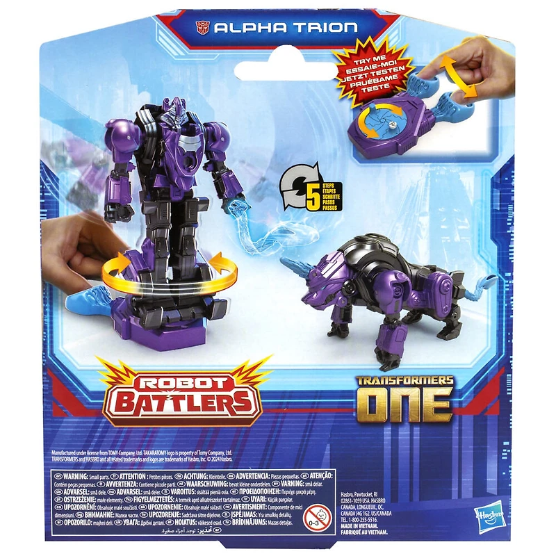 Transformers One Robot Battlers Alpha Tiron Action Figure