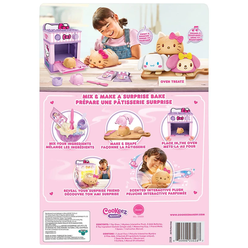 Coffret de jeu de four Hello Kitty et ses amis de COOKEEZ MAKERY