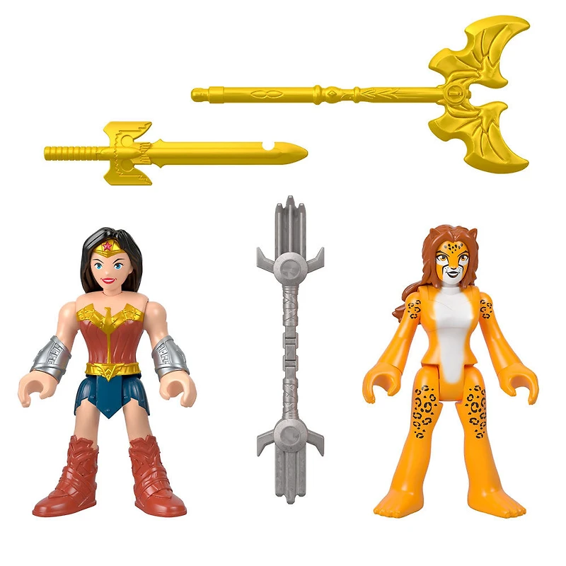Imaginext - DC Super Friends - Wonder Woman et Cheetah - Édition anglaise