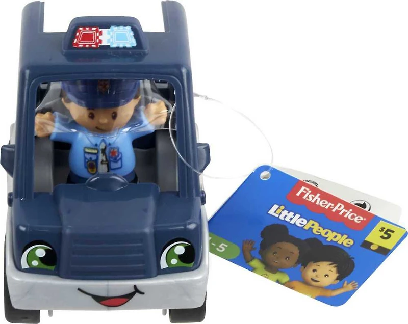 Fisher-Price Little People Voiture de police Aidons les autres