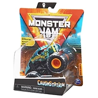 Monster Jam, Monster truck Crushstation officiel, véhicule en métal moulé, série Arena Favorites, échelle 1:64
