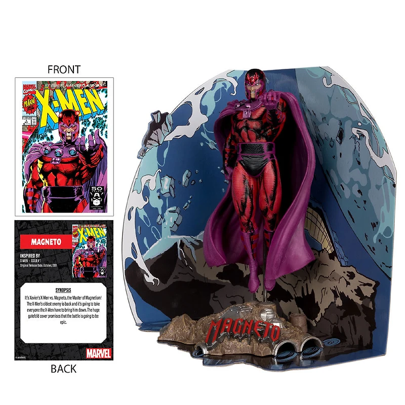 Marvel Magneto 1:10ème Échelle Collectible avec Scène (X-Men #1)