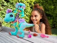 Club des Cavernes - Poupée et Figurine - Rockelle et Tyrasaurus