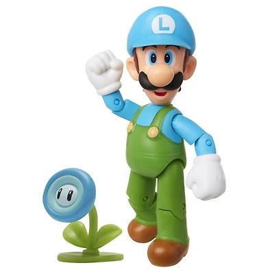 Super Mario 4 "Figures Wave 20 - Ice Luigi avec Fleur de glace