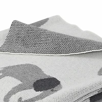 Couverture pour bébé en coton, éléphant