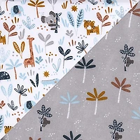 Sammy & Lou 2-Pack Microfiber Fitted Crib Sheet Set  - Koala Palms