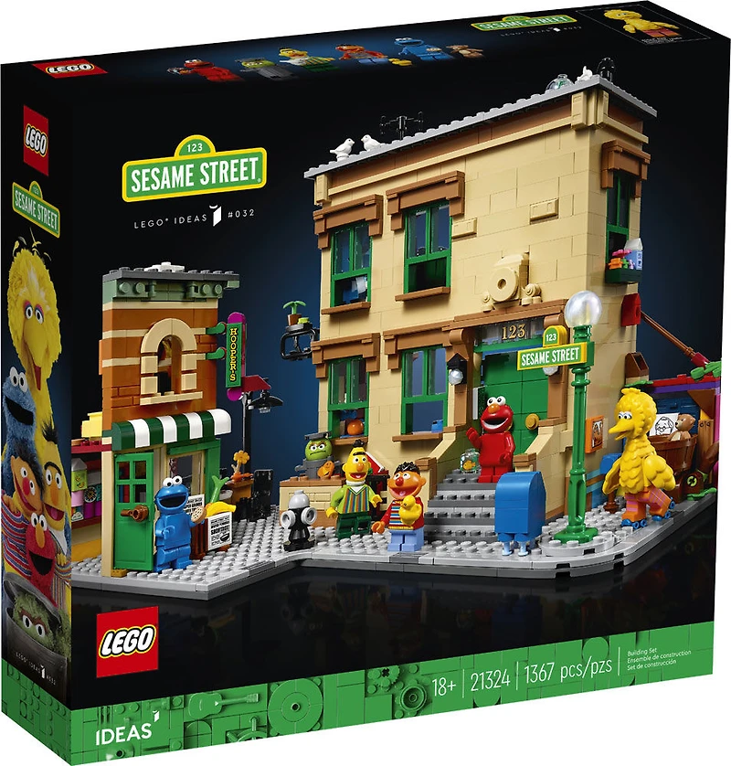 LEGO Ideas 123 Sesame Street 21324 (1367 pièces)
