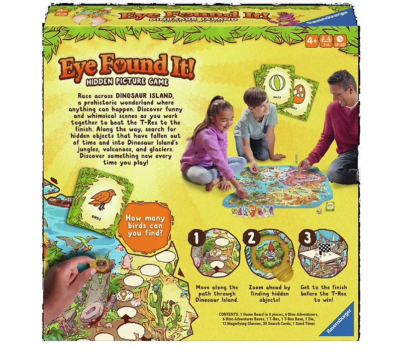 Eye Found It! Dino Island Board Game - Édition anglaise