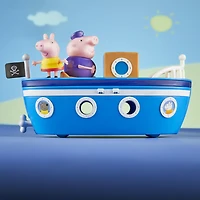 Peppa Pig Peppa's Adventures Grandpa Pig's Cabin Boat Vehicle Preschool Toy
