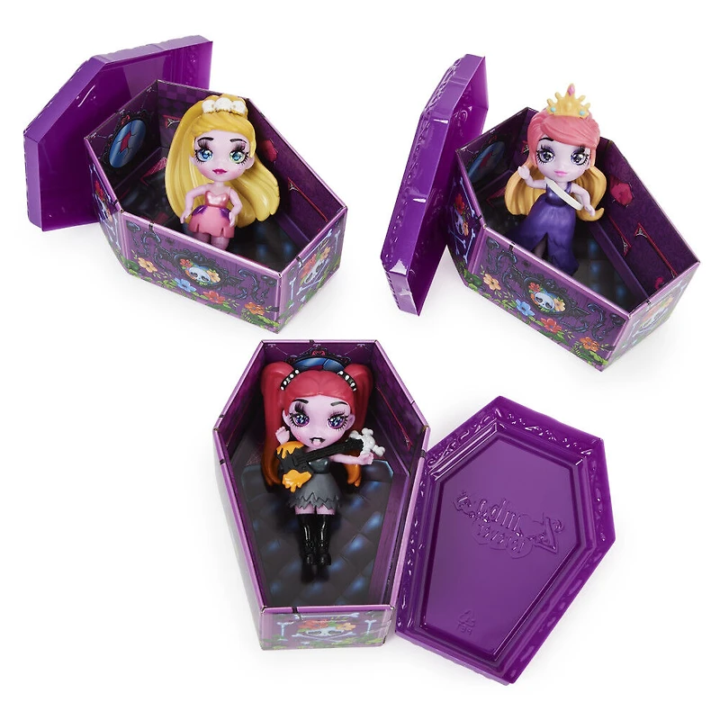 Zombaes Forever, Surprise Collectible Figure with Doll Accessories and Coffin (Styles May Vary), 3.5-inch