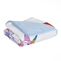 Couverture lestée pour enfants Émoji Licorne (36 x 48 pouces), 5 lbs
