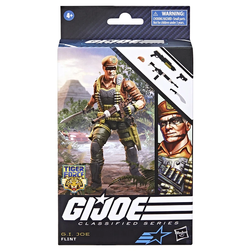 G.I. Joe Classified Series Tiger Force Flint, Collectible G.I. Joe Action Figure, 89, 6 Inch Action Figures - R Exclusive