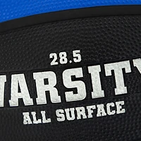 Ballon de basketball en caoutchouc pour toute surface Spalding Varsity, taille 6 (28-1/2 po), bleu/noir