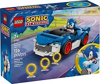 LEGO Sonic The Hedgehog Sonic : Le Speedster Lightning, Jouet de Construction de Voiture de Course pour Enfants 77117