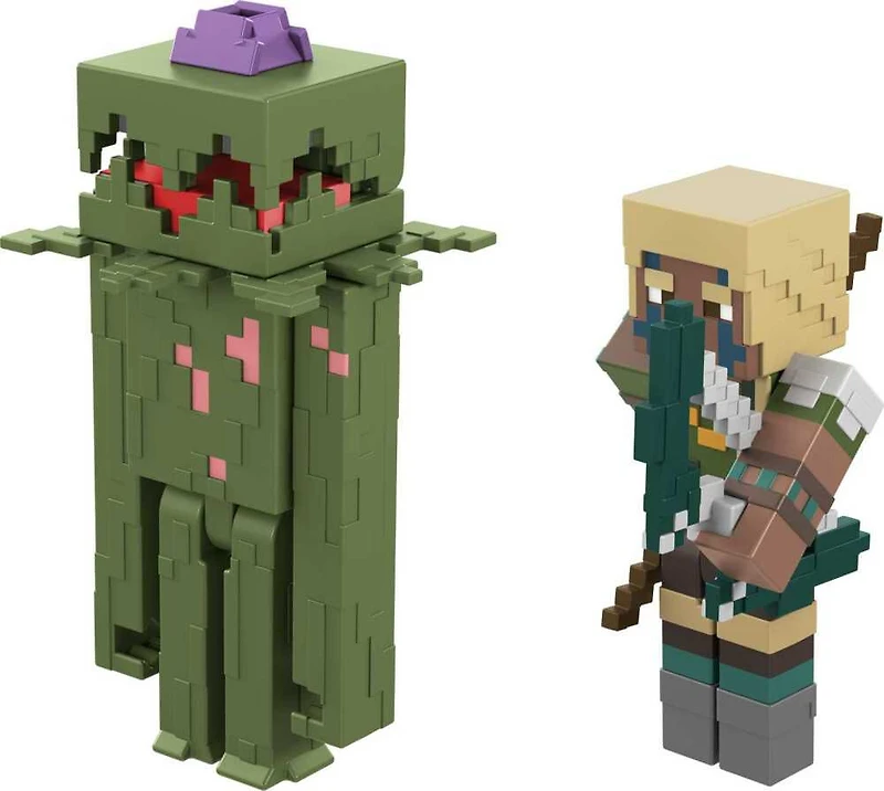 Minecraft- Dungeons - Figurines - Explorateur et Whisperer