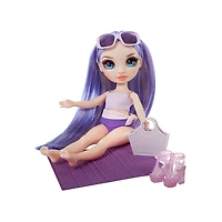 Poupée Rainbow High Swim & Style Violet (violette) de 11 po (28 cm)