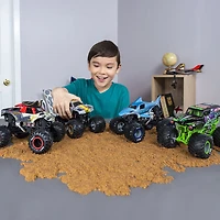 Monster Jam, Monster truck Big Kahuna officiel, véhicule en métal moulé, échelle 1:24
