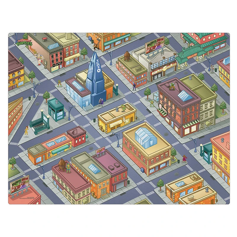 Tapis De Jeu De Grande Taille Imaginmat Tortues Ninja De Nickelodeon