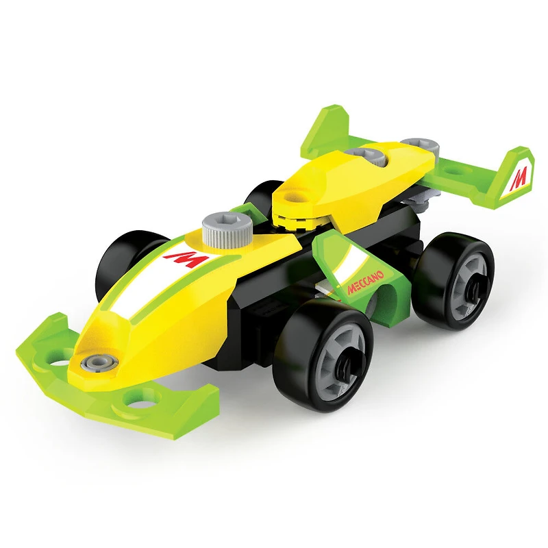 Meccano Junior, Kit de construction STEAM, Voiture de course