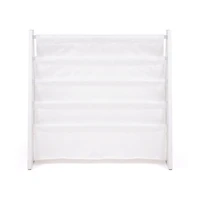 Kids 4 Tier Book Bookshelf, White