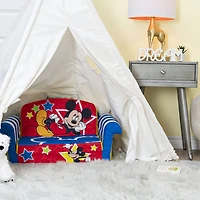 Mobilier Marshmallow - Canapé dépliable en mousse 2-en-1 pour enfants, Disney Mickey Mouse, par Spin Master